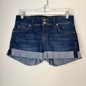 Hudson Jeans Croxley Mid Thigh Short in Iconic Size 26 Back Flap Pockets Casual
